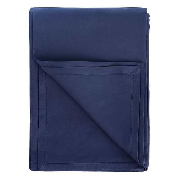 Скатерть из хлопка темно-синего цвета из коллекции Essential, 170х250 см, изображение 4