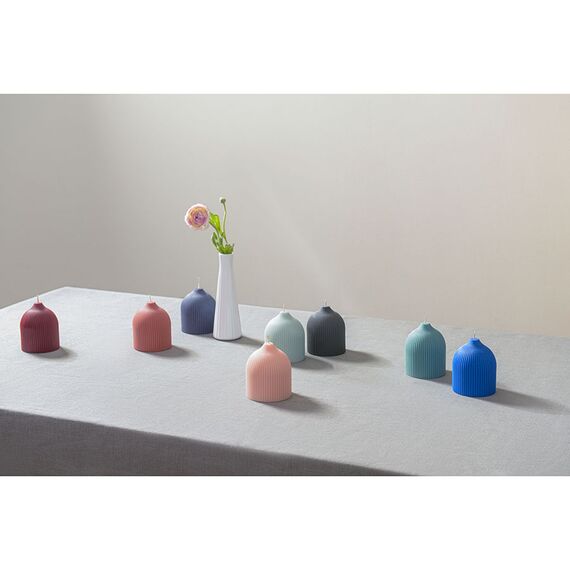 Свеча декоративная бирюзового цвета из коллекции Edge, 10,5см, Tkano, изображение 4