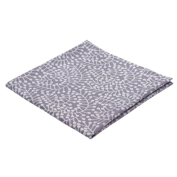 Скатерть из хлопка фиолетово-серого цвета с рисунком Спелая смородина, Scandinavian touch, 180х260см, изображение 5