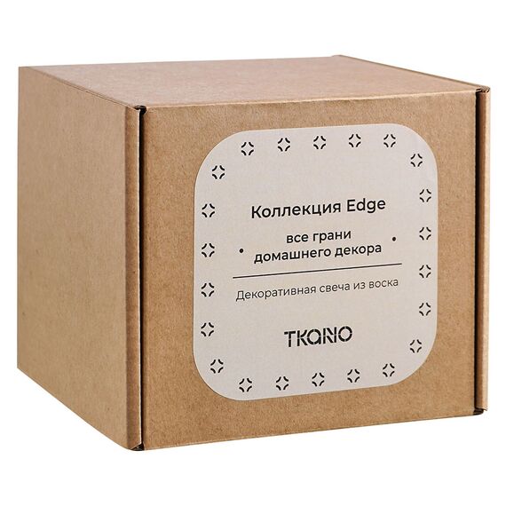 Свеча декоративная бежево-розового цвета из коллекции Edge, 10,5 см, Tkano, изображение 13