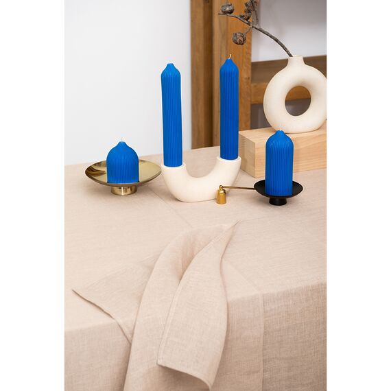 Свеча декоративная ярко-синего цвета из коллекции Edge, 10,5см, Tkano, изображение 2