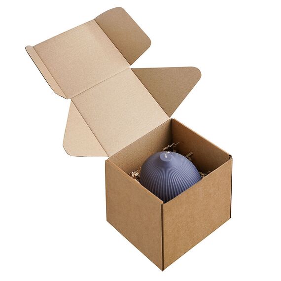 Свеча декоративная синего цвета из коллекции Edge, 10,5 см, Tkano, изображение 14