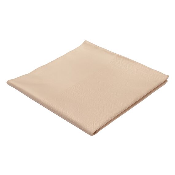 Скатерть жаккардовая бежевого цвета из хлопка с вышивкой из коллекции Essential, 180х260 см, изображение 4