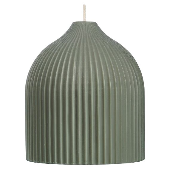 Свеча декоративная цвета шалфея из коллекции Edge, 10,5см, Tkano