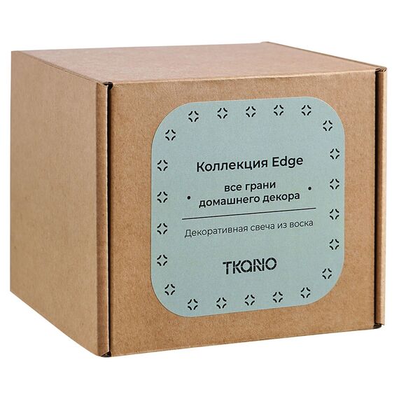 Свеча декоративная мятного цвета из коллекции Edge, 10,5 см, Tkano, изображение 12