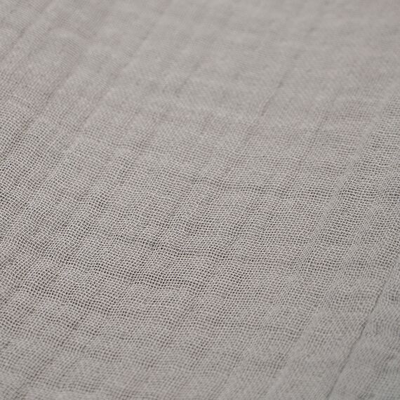 Халат из многослойного муслина серого цвета из коллекции Essential, размер M, Tkano, изображение 13