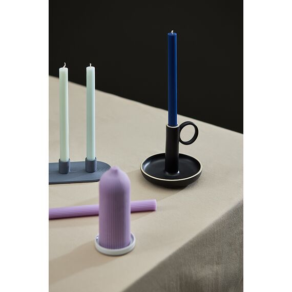 Свеча декоративная цвета лаванды из коллекции Edge, 16,5см, Tkano, изображение 3