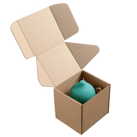 Свеча декоративная бирюзового цвета из коллекции Edge, 10,5см, Tkano, изображение 2