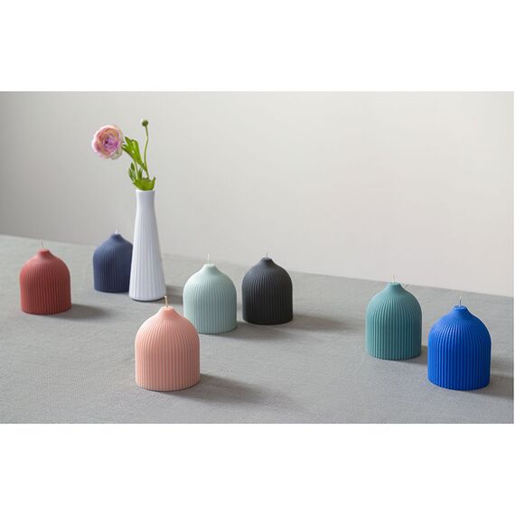 Свеча декоративная ярко-синего цвета из коллекции Edge, 10,5см, Tkano, изображение 5