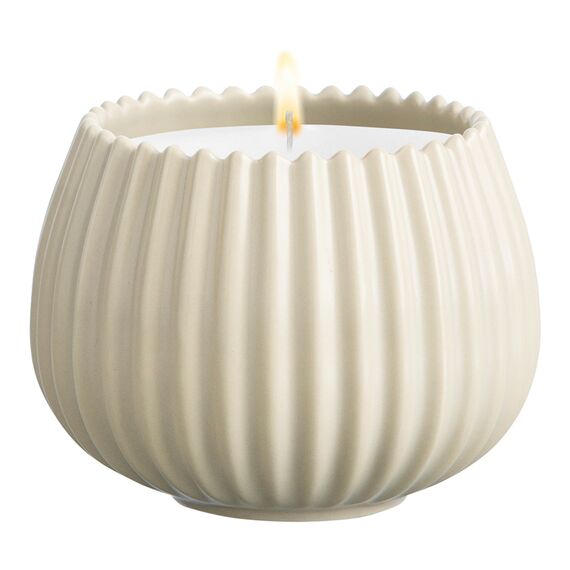 Свеча ароматическая Vetiver & Black cypress из коллекции Edge, бежевый, 30 ч, Tkano, изображение 14