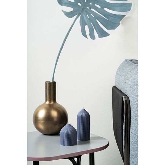 Свеча декоративная синего цвета из коллекции Edge, 16,5 см, Tkano, изображение 15