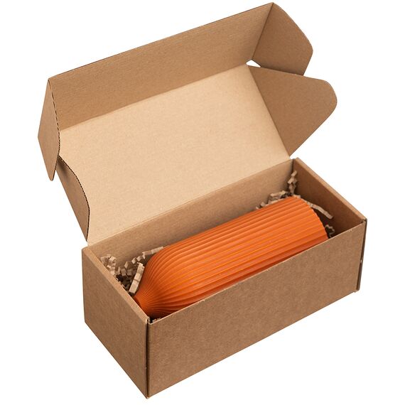 Свеча декоративная оранжевого цвета из коллекции Edge, 16,5см, Tkano, изображение 10