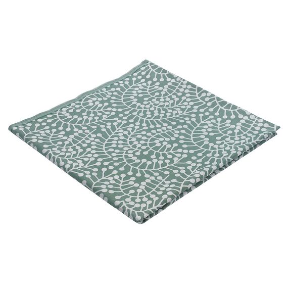 Скатерть из хлопка зеленого цвета с рисунком Спелая смородина, Scandinavian touch, 180х260см, изображение 5