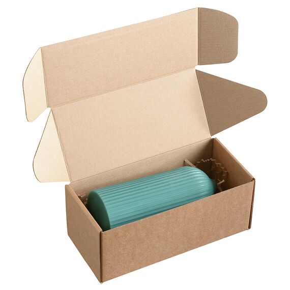 Свеча декоративная бирюзового цвета из коллекции Edge, 16,5см, Tkano, изображение 2