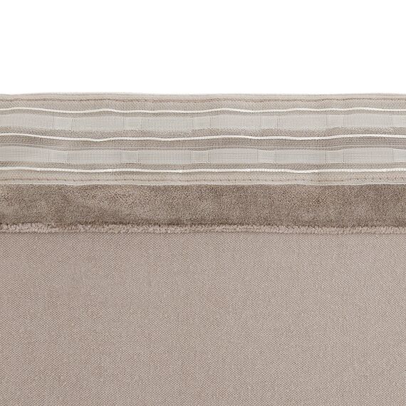 Штора из хлопкового бархата серого цвета из коллекции Essential, 150х290 см, Tkano, изображение 7