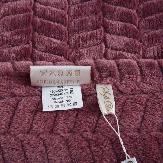 Покрывало Орфей, цвет пудра , размер 220х240, Sofi de Marko, изображение 5