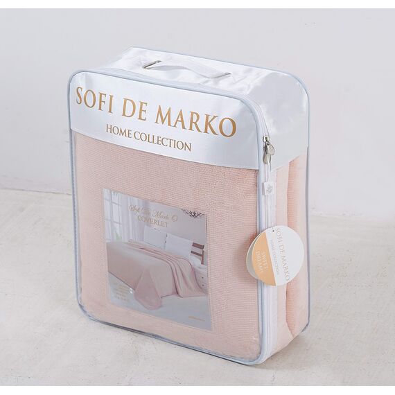 Покрывало Стелла, цвет персик, размер 220х240, Sofi de Marko, изображение 2