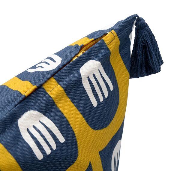 Чехол на подушку с двусторонним принтом Blossom time из коллекции Cuts&Pieces, 45х45 см, изображение 8