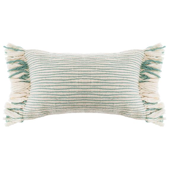 Чехол на подушку мятного цвета Clouds из коллекции Ethnic, 35х60 см, Tkano