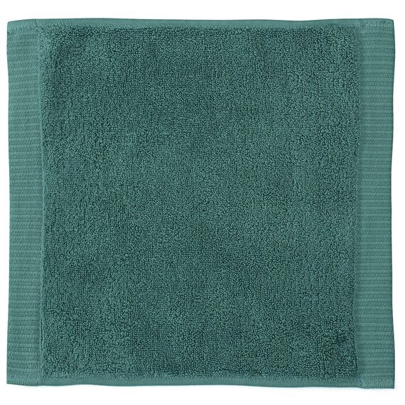 Полотенце для лица цвета виридиан из коллекции Essential, 30х30 см, Tkano, изображение 2