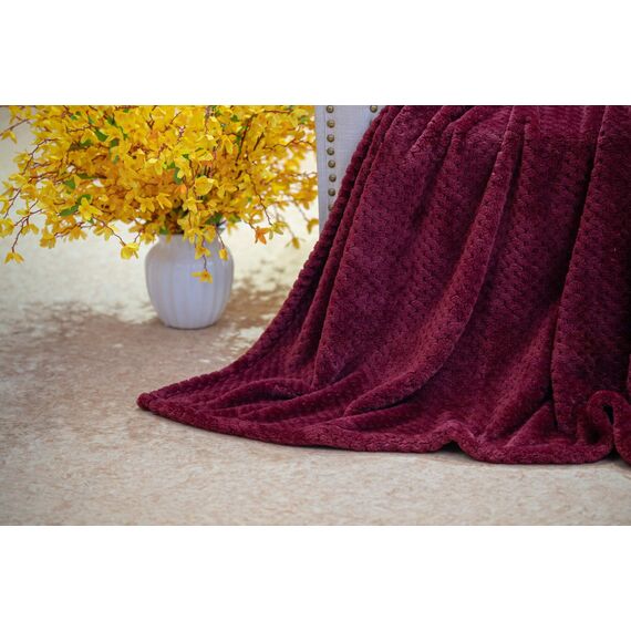 Покрывало Эшли, цвет бордо, размер 160х220, Sofi de Marko, изображение 5