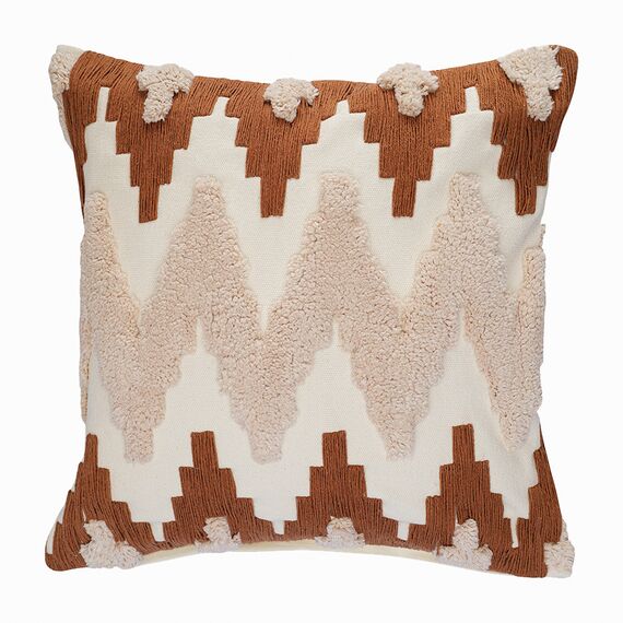 Чехол на подушку декоративный Beige blink из коллекции Ethnic, 45х45 см, Tkano