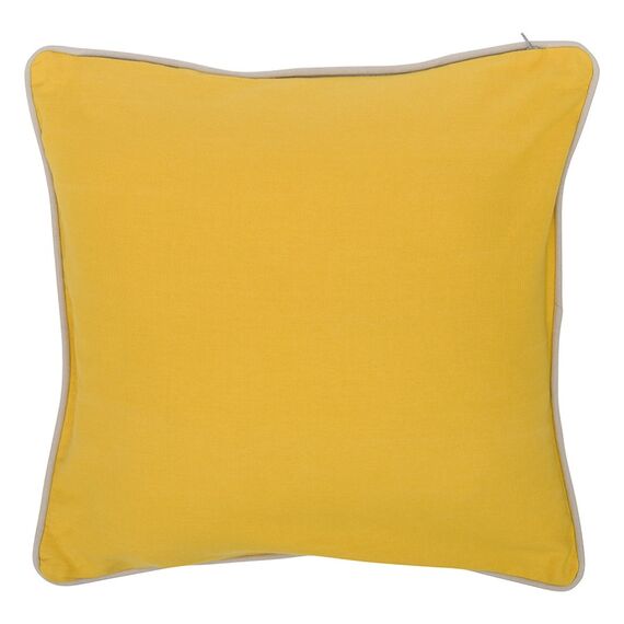 Чехол на подушку с орнаментом Ягоды тайги и вышивкой из коллекции Russian North, 45х45 см, изображение 5