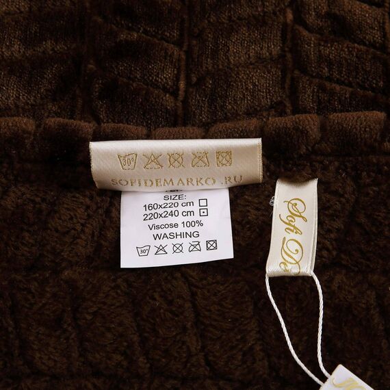 Покрывало Орфей, цвет шоколад , размер 220х240, Sofi de Marko, изображение 5