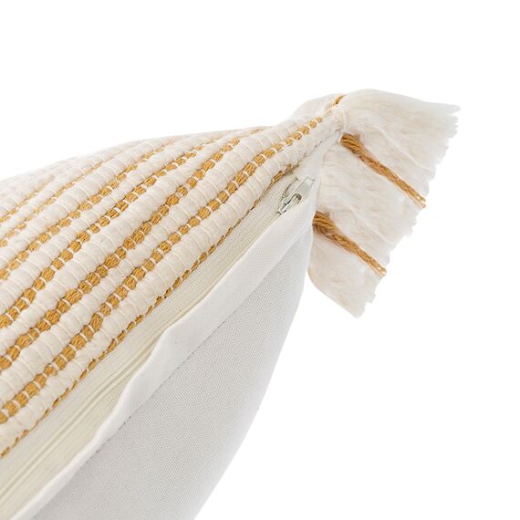 Чехол на подушку горчичного цвета Clouds из коллекции Ethnic, 35х60 см, Tkano, изображение 14