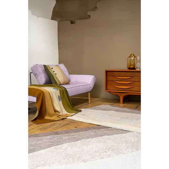 Чехол на подушку из хлопка с принтом Rice plantation из коллекции Terra, 45х45 см, изображение 2