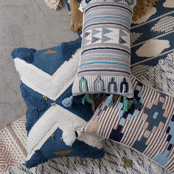 Чехол на подушку с этническим орнаментом Ethnic, 30х60 см, изображение 4