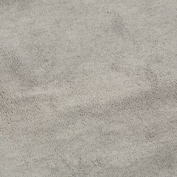 Халат махровый из чесаного хлопка серого цвета из коллекции Essential, размер XL, Tkano, изображение 12