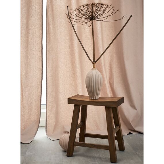 Штора из хлопка с помпонами бежево-серого цвета из коллекции Essential, 150х290 см, Tkano, изображение 4