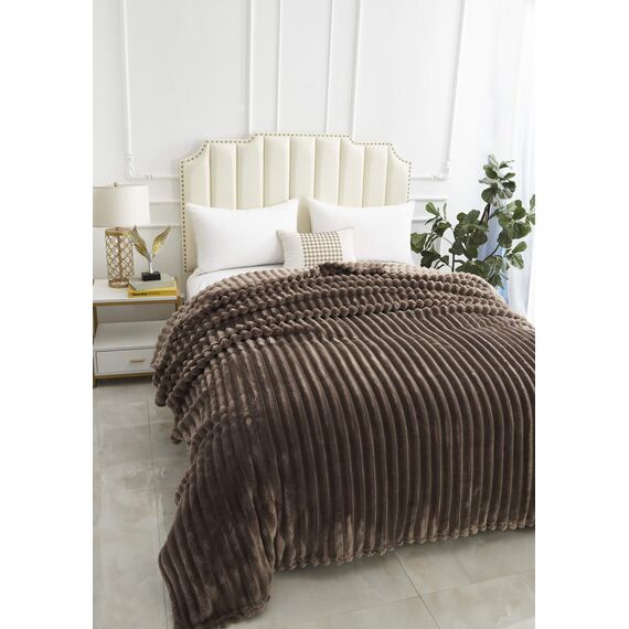 Покрывало Орнелла, цвет кофе, размер 160х210, Sofi de Marko, изображение 5