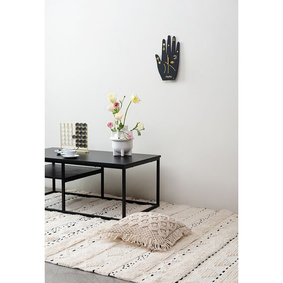 Чехол на подушку макраме с бахромой бежевого цвета из коллекции Ethnic, 45х45 см, изображение 6