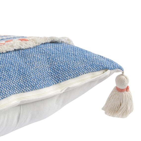 Чехол на подушку с кисточками и бахрамой из коллекции Ethnic, 35х60 см, изображение 6