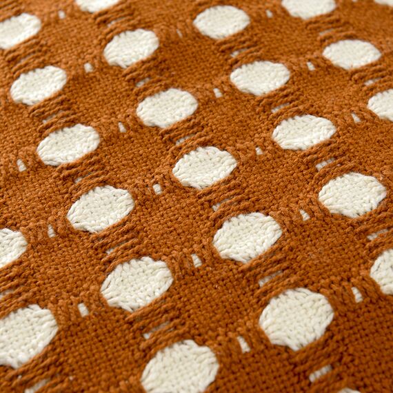 Чехол на подушку из хлопка Polka dots карамельного цвета из коллекции Essential, 40x60 см, Tkano, изображение 11