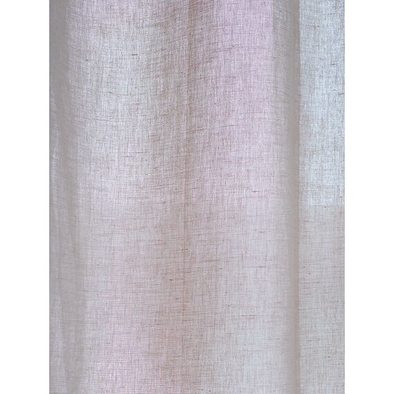 Штора из хлопка и льна бежево-серого цвета из коллекции Essential, 150х290 см, Tkano, изображение 4