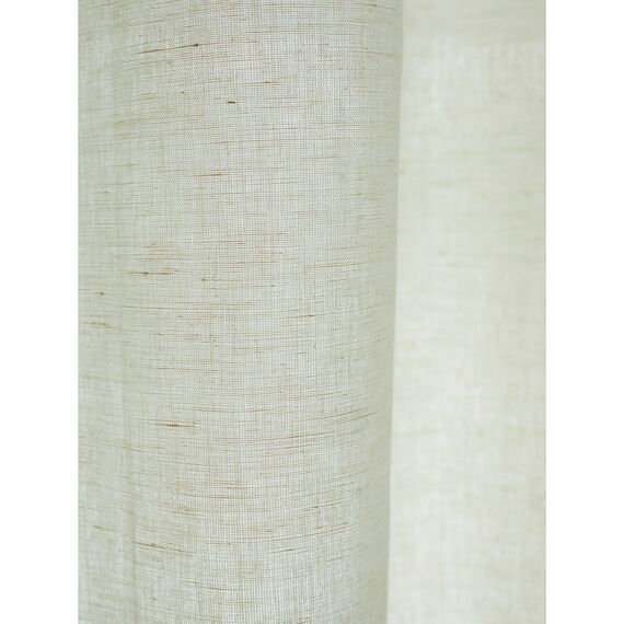 Штора из хлопка и льна кремового цвета из коллекции Essential, 150х290 см, Tkano, изображение 5