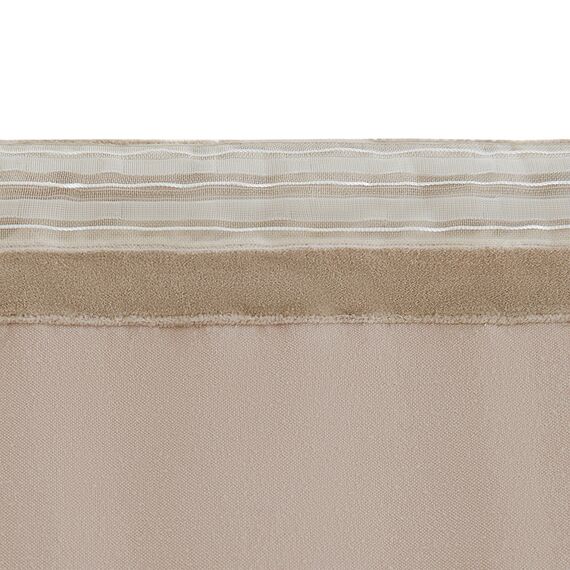 Штора из хлопкового бархата бежевого цвета из коллекции Essential, 150х290 см, Tkano, изображение 8