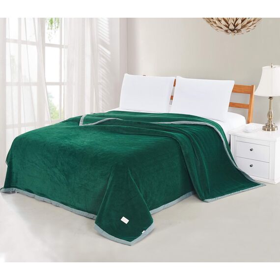 Покрывало Стелла, цвет малахит, размер 220х240, Sofi de Marko