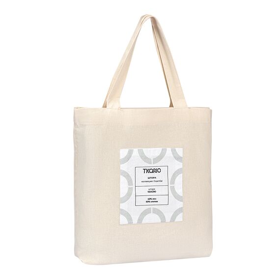 Штора из хлопка и льна кремового цвета из коллекции Essential, 150х290 см, Tkano, изображение 11