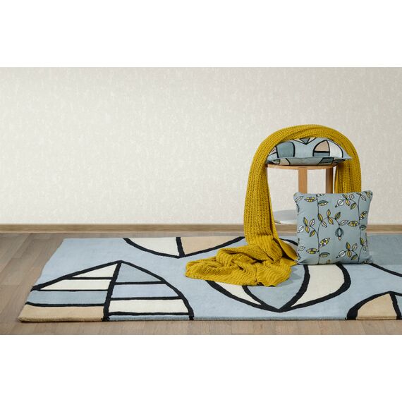 Чехол на подушку с принтом Гармония тайги и вышивкой из коллекции Russian North, 45х45 см, изображение 6