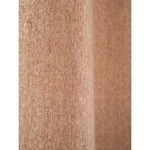 Штора из хлопка с помпонами бежево-серого цвета из коллекции Essential, 150х290 см, Tkano, изображение 10