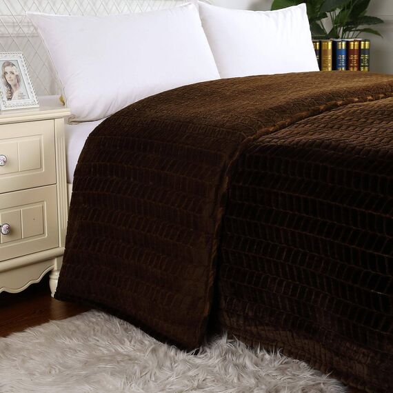 Покрывало Орфей, цвет шоколад , размер 220х240, Sofi de Marko, изображение 3