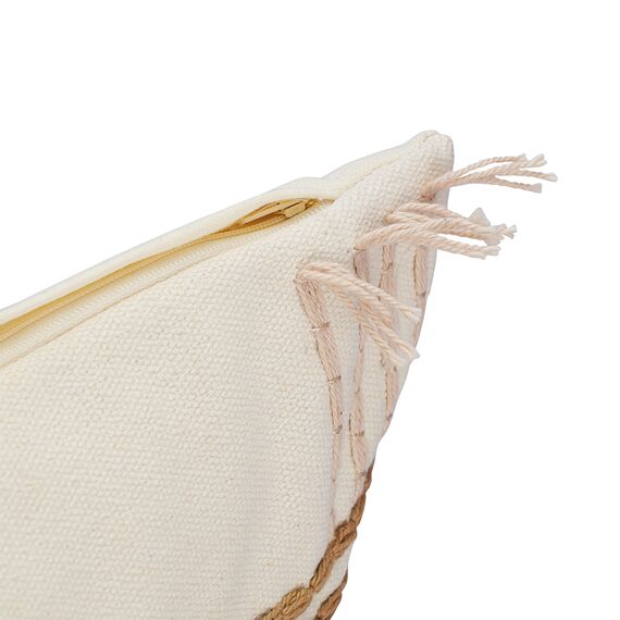 Чехол на подушку декоративный Beige geometry из коллекции Ethnic, 35х60 см, Tkano, изображение 9