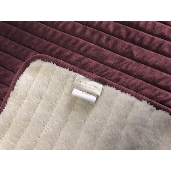 Покрывало Либерти, цвет бордо, размер 220х240, Sofi de Marko, изображение 4