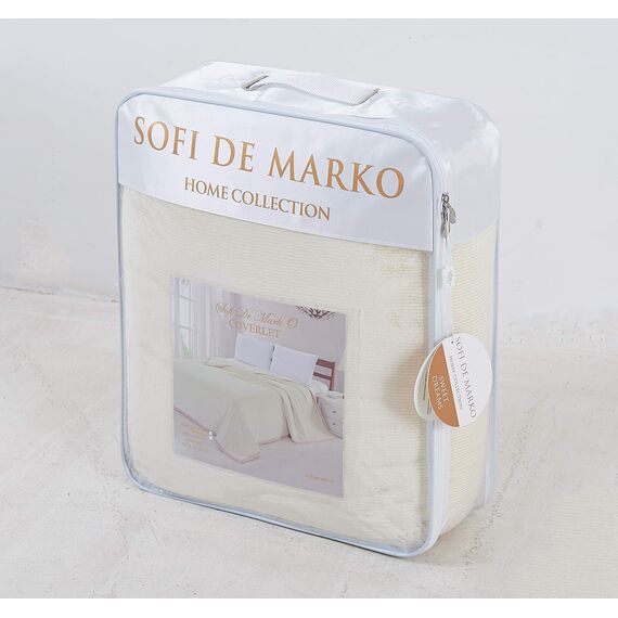 Покрывало Стелла, цвет молочный, размер 220х240, Sofi de Marko, изображение 2