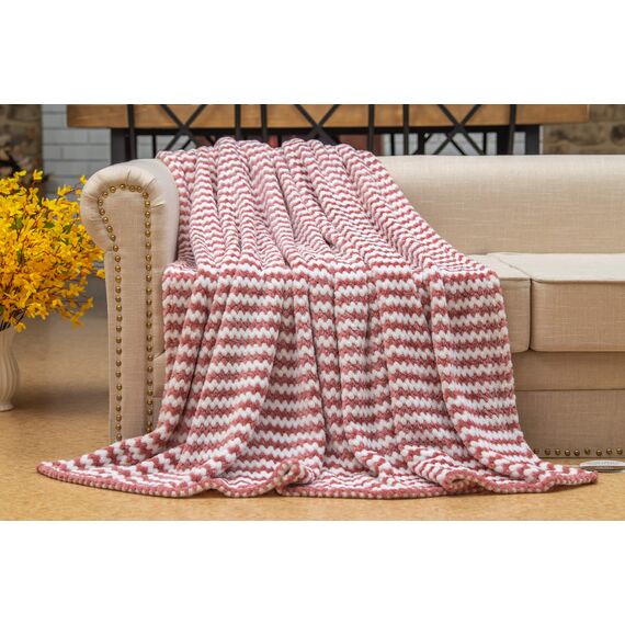 Покрывало Гринда, цвет пудра, размер 220х240, Sofi de Marko