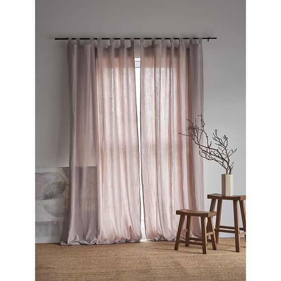 Штора из муслина бежево-серого цвета из коллекции Essential, 150х290 см, Tkano, изображение 2